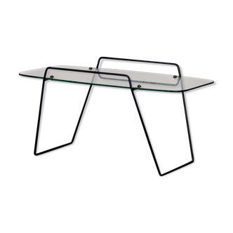Modernist glass coffee table