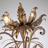 Gilded Metal Planter with Leaves Att. Hans Kögl , Germany, 1970s