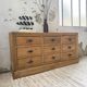 Pine craft cabinet with drawers