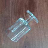 6 cavalier glasses 11 cl luminarc "sweden" model transparent vintage france