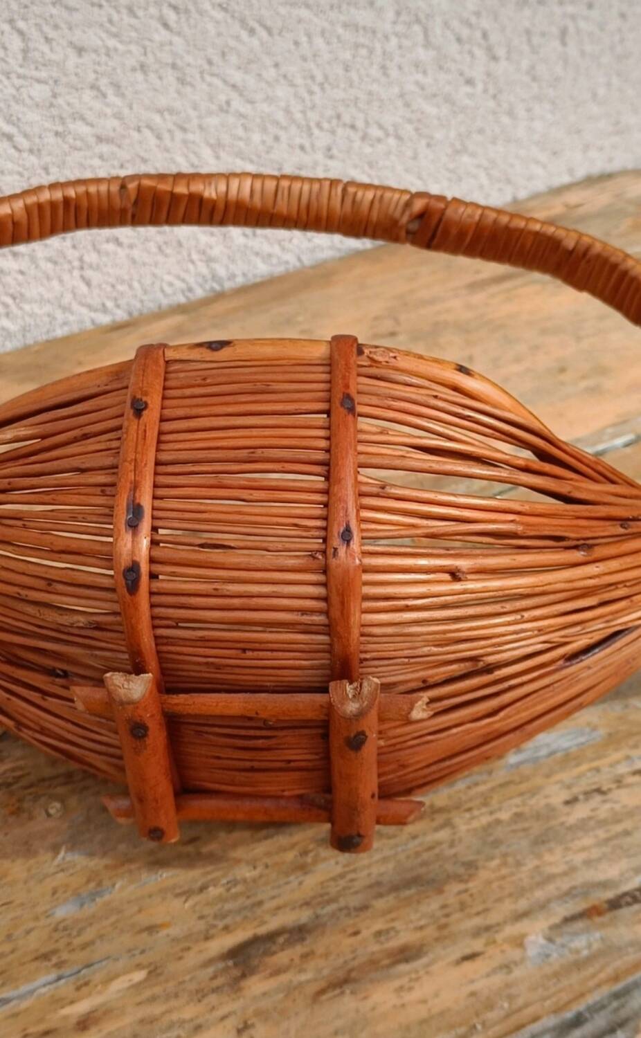 Antique wicker basket