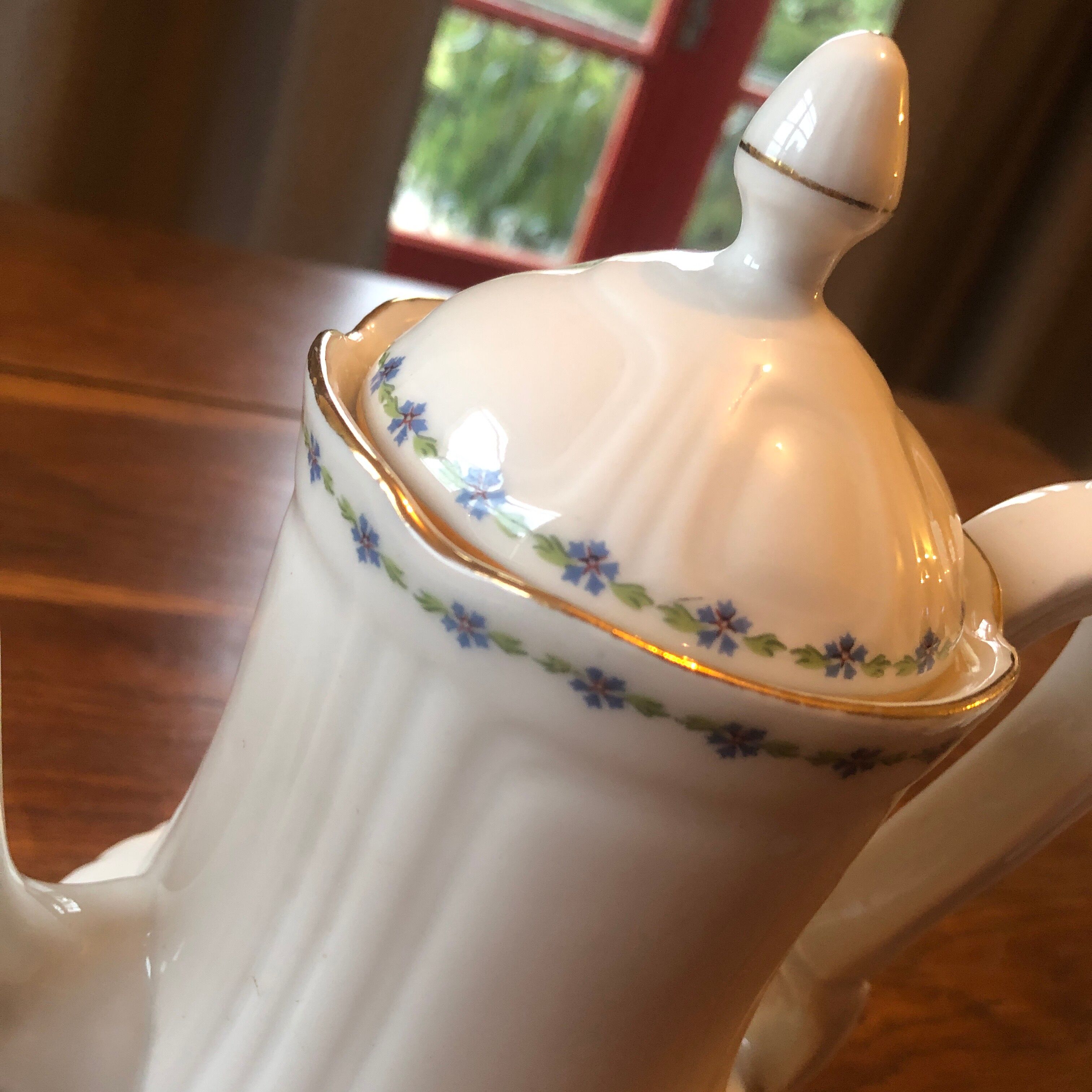Old Limoge porcelain coffee maker