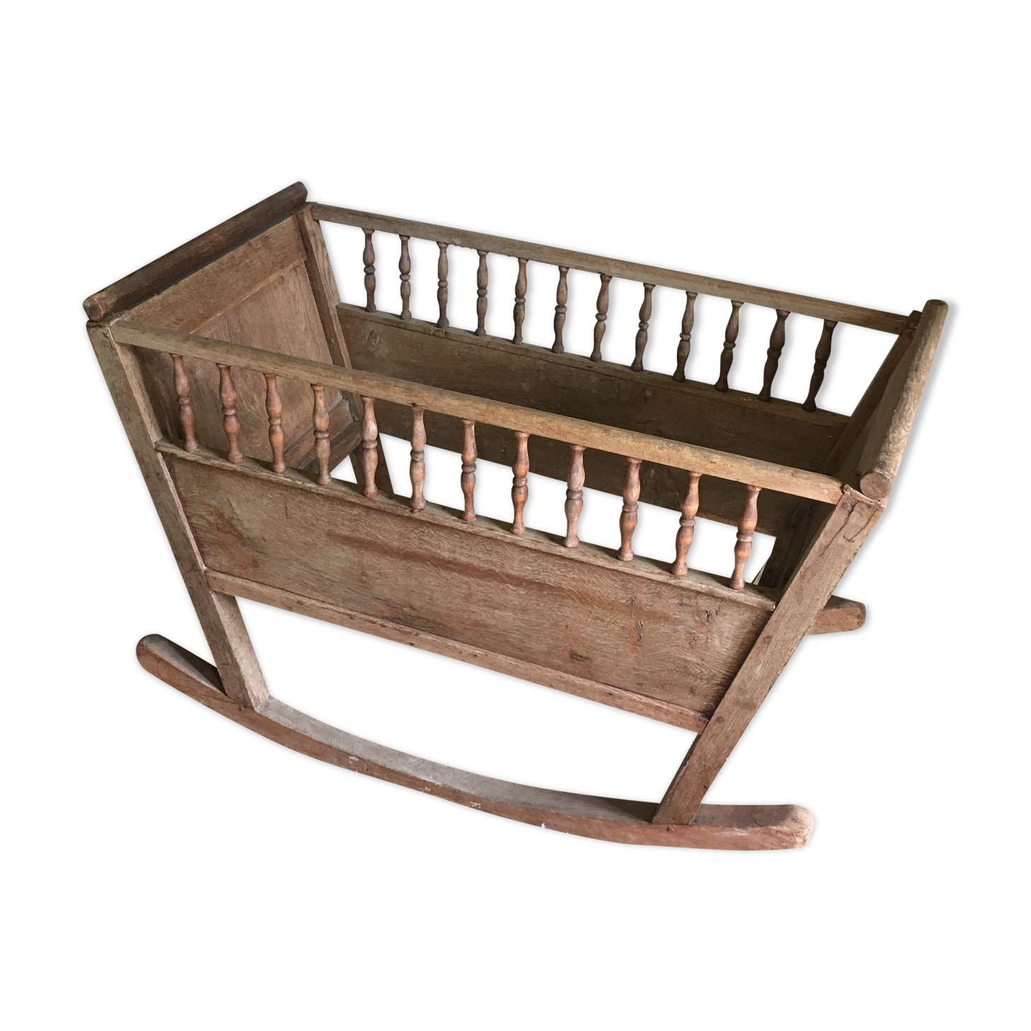 Old cradle of holland 1800s oak