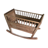 Old cradle of holland 1800s oak