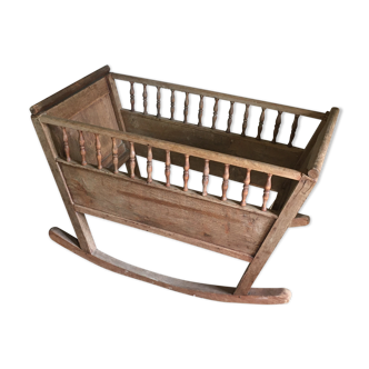 Old cradle of holland 1800s oak