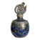 Glazed stoneware bottle with crystallised glaze signed Francoise Roussel.