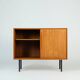 Buffet Kommode en teck de design danois vintage par Christian Linneberg, milieu du siècle des années 1960