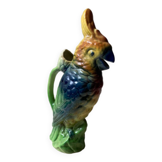 Saint Clément decorative parrot pitcher