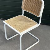 Set of 4 Cesca b32 model chairs in white dining chair