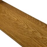 Vintage oak wall rack book shelf 1970s wood minimalist design