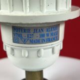 lampe en céramique Jean Alexiu Poterie de la chapelle des Pots