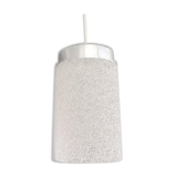 Vintage 60s minimalist white hanging lamp