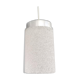 Vintage 60s minimalist white hanging lamp