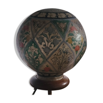 Table lamp, colored ball 1950.60, Pakistan