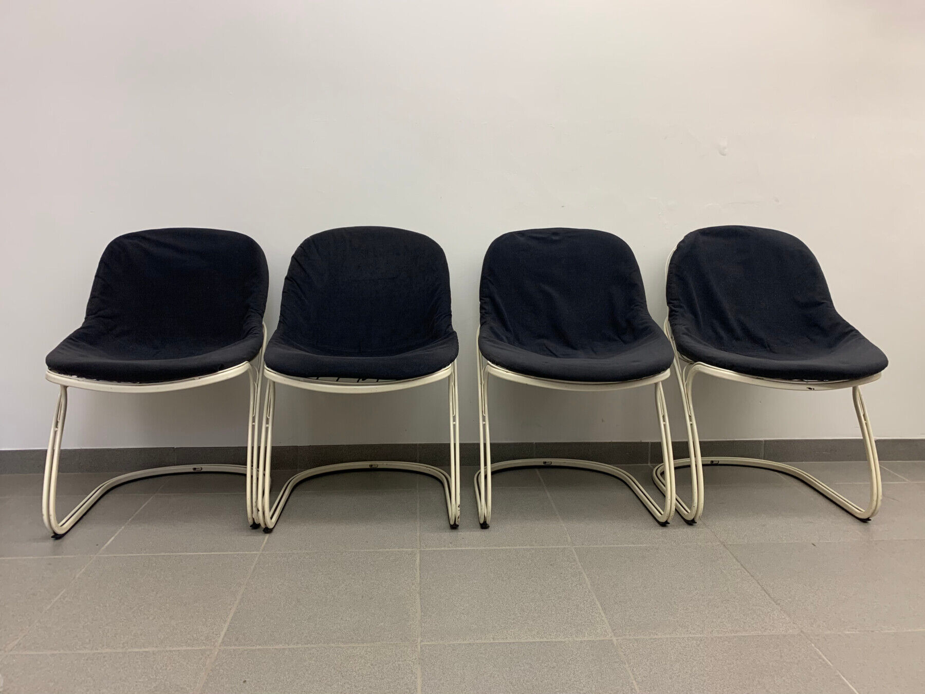 Set of 4 Sabrina chairs by Gastone Rinaldi for Thema 1970