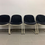 Set of 4 Sabrina chairs by Gastone Rinaldi for Thema 1970