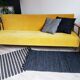 Banquette scandinave velours