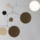 Large Space Age Mobile Brass Sculpture