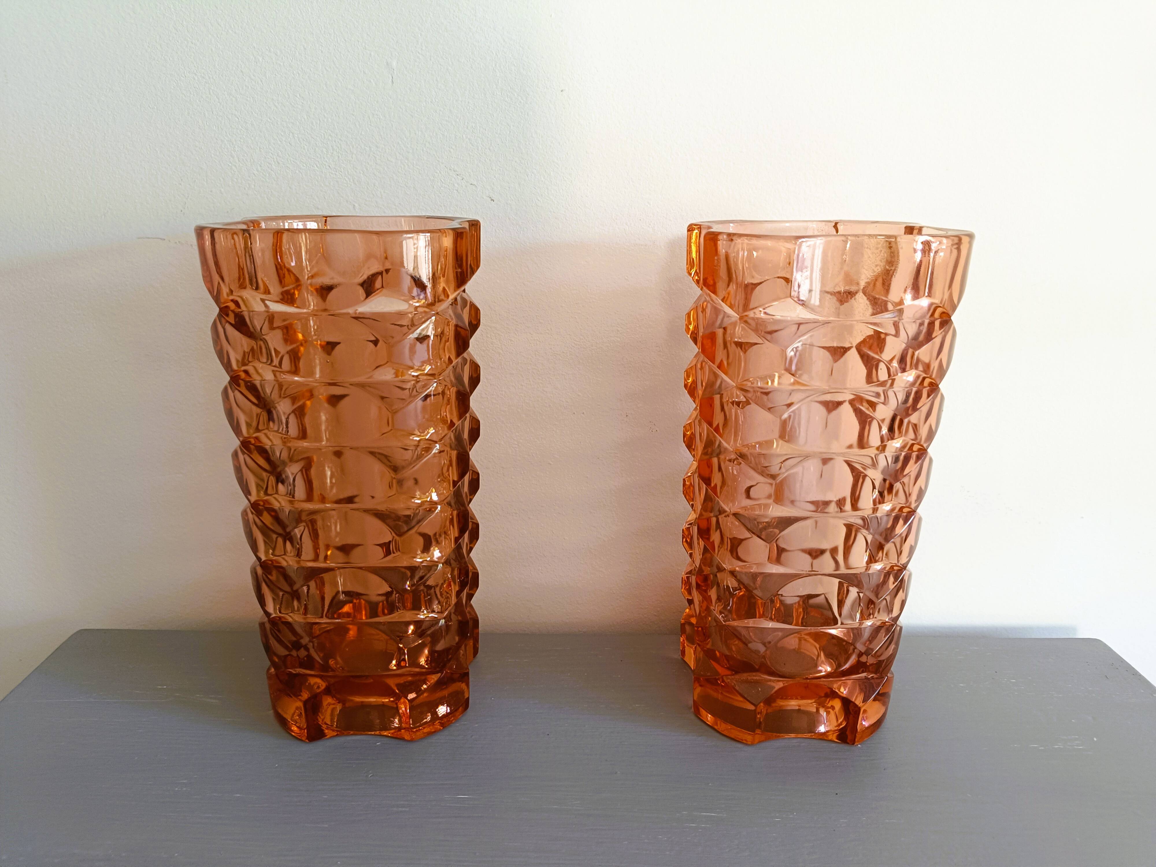 Paire de vases vintage modèle Windsor