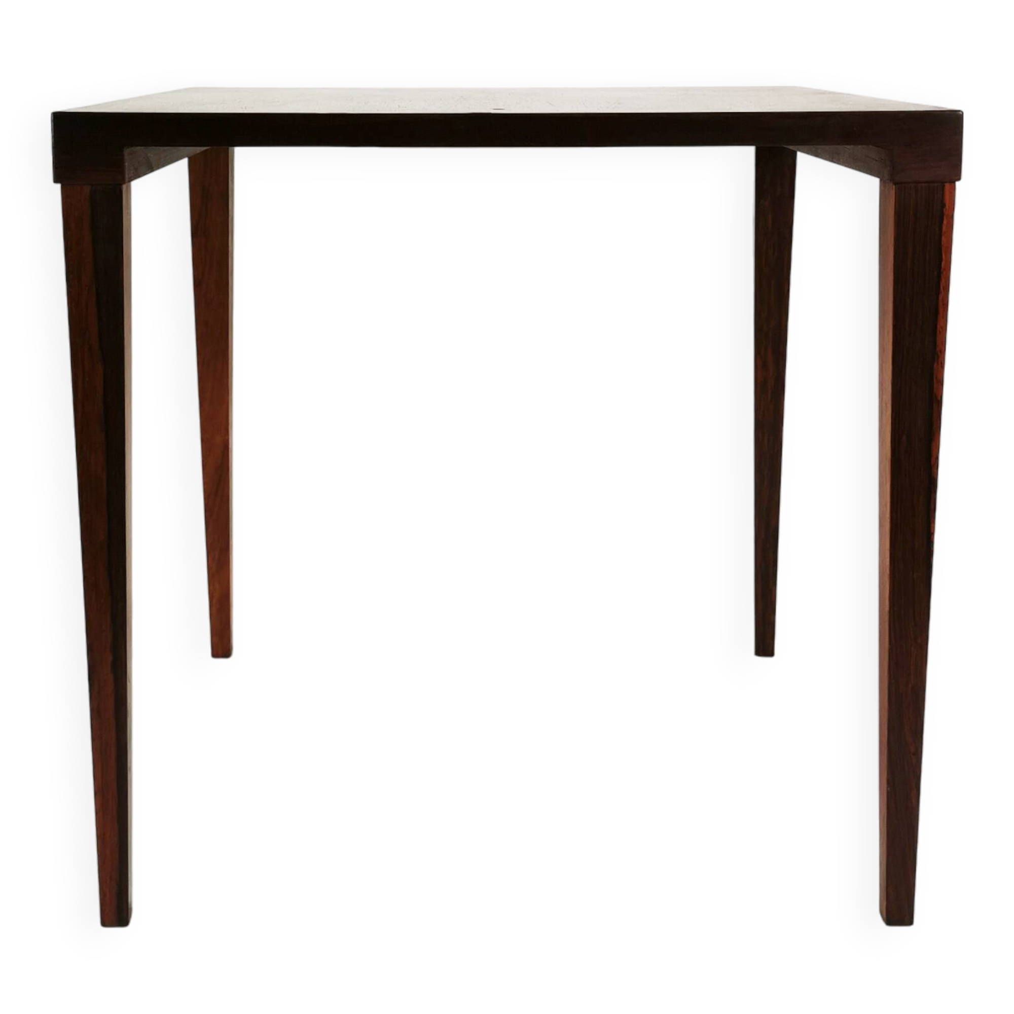 Minimalist rosewood table, Denmark, 1960s