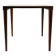 Minimalist rosewood table, Denmark, 1960s
