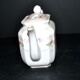 Old Paris porcelain herbal tea pot – hand-painted polychrome decoration, 19th century