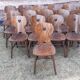 Set of 16 bistro chairs