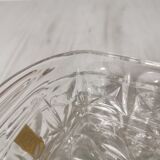 Plateau à compartiments verre et métal doré