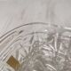 Plateau à compartiments verre et métal doré