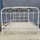 Art Deco brass almond metal bed 120x190