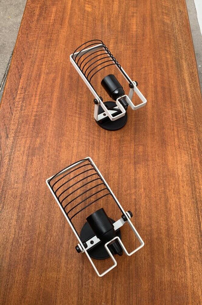 Sintesi wall sconces vintage spotlights by Ernesto Gismondi for Artemide, set of 2