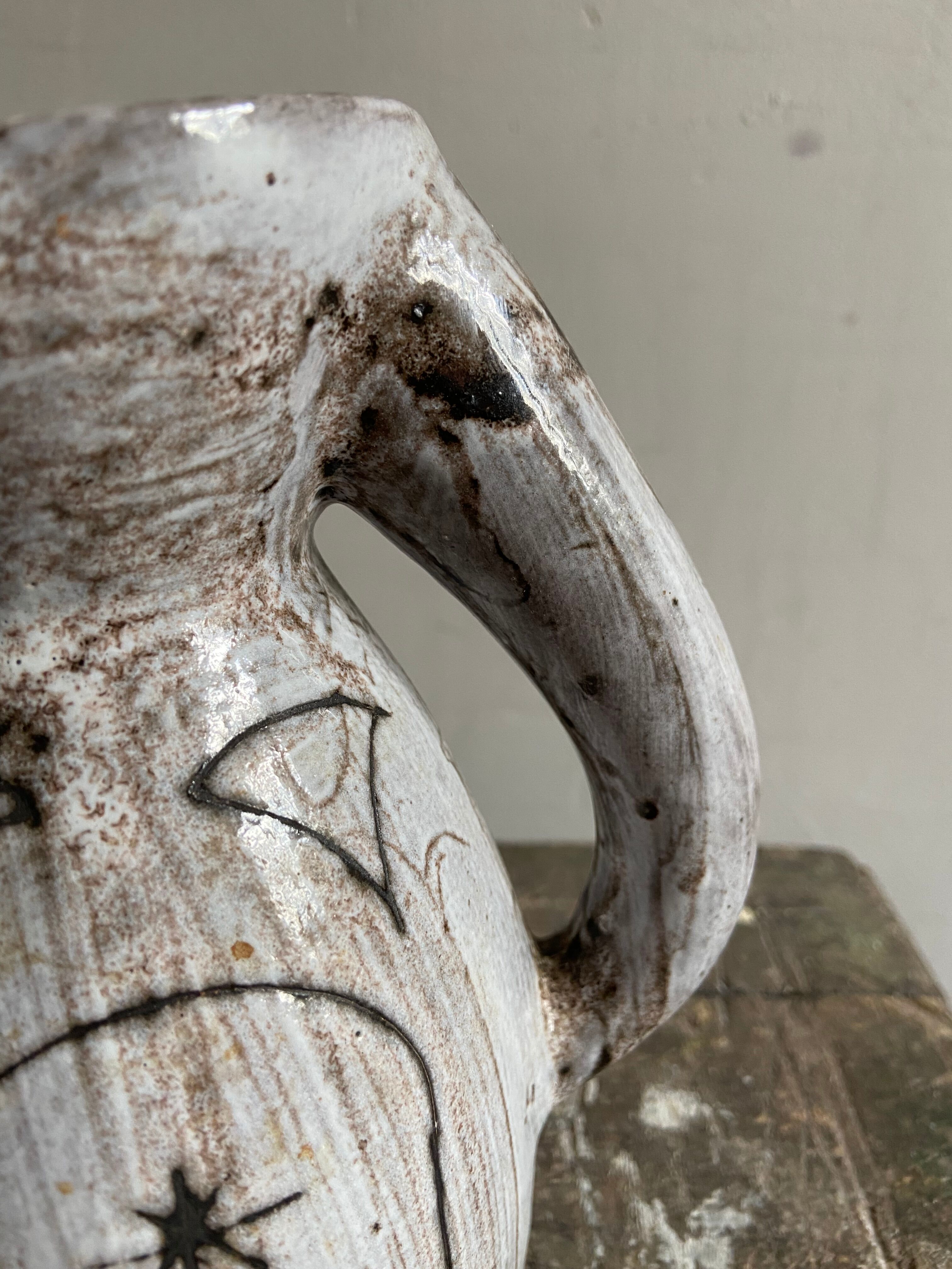 Vintage ceramic pitcher