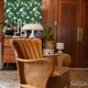 Chair caning and velvet cocktail