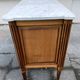 Louis XVI style solid wood chest of drawers, 3 drawers, second half of the twentieth century