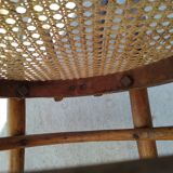 Bistro chair Thonet n°18 late XIX curved wood seated canned