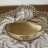 Old earthenware gravy boat from Sarreguemines U & Cie, Redcurrant model