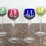 Set of 6 Saint Louis wine glasses