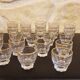 Set of 24 star foot liqueur glasses