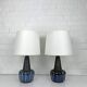 Pair of Søholm table lamps model 1051 by Einar Johansen, Soholm, Denmark, 1960.