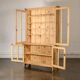 Library/sideboard in raw wood