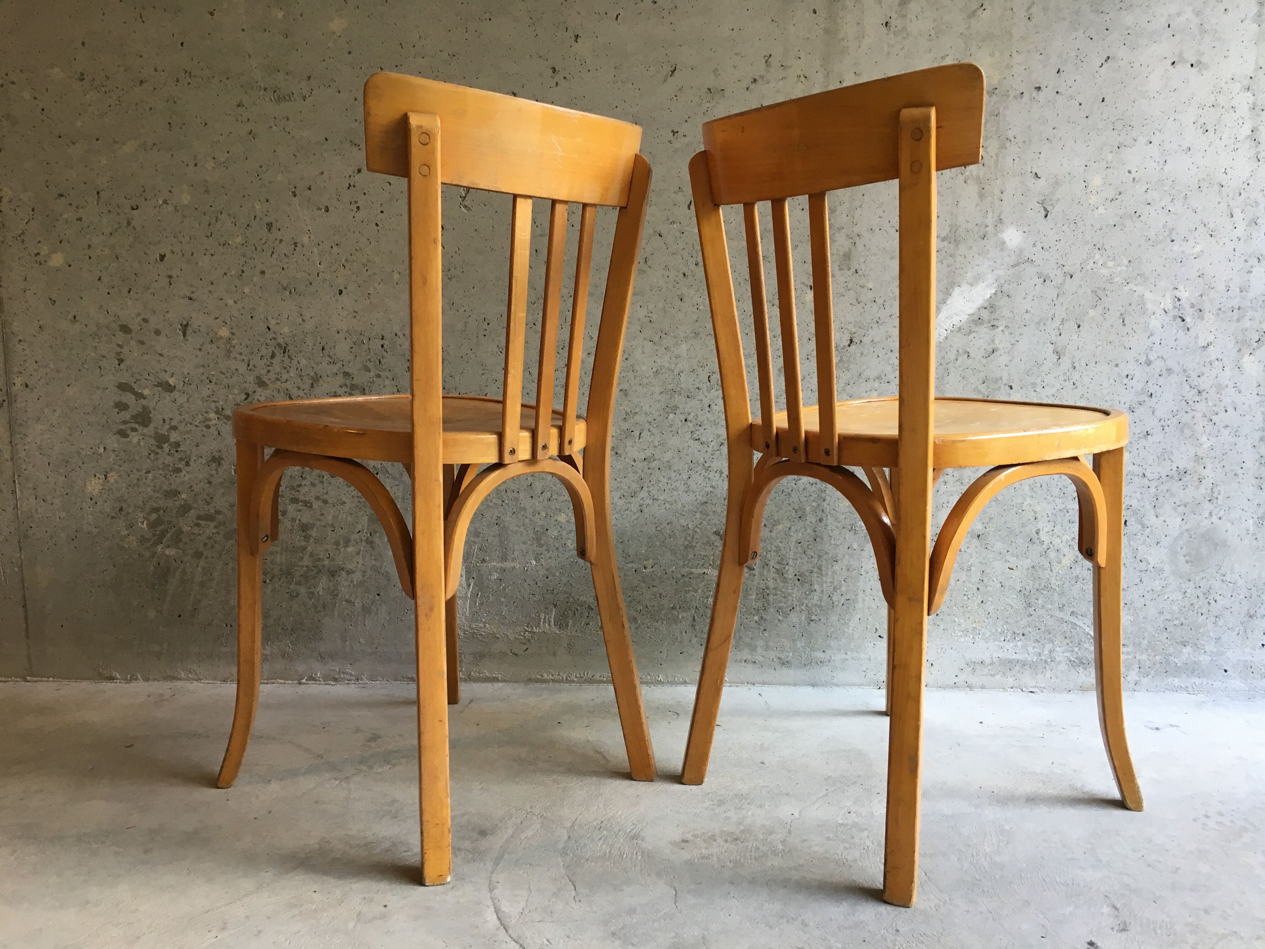 Lot 4 chairs baumann