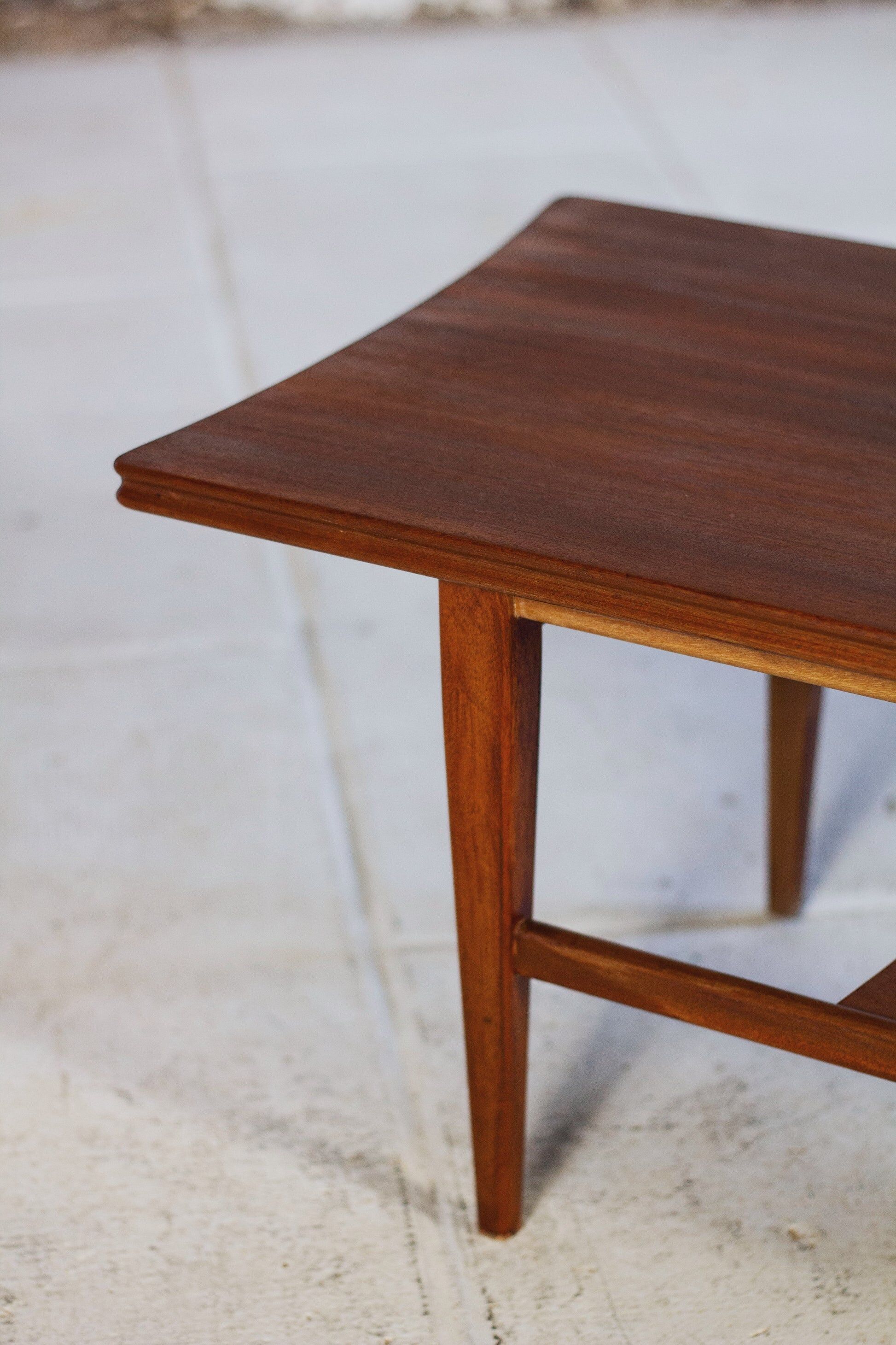 Mid-Century coffee table in solid teak by Richard Hornby for Fyne Ladye, 1960.