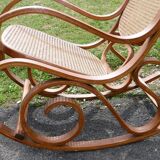 Rocking chair caned