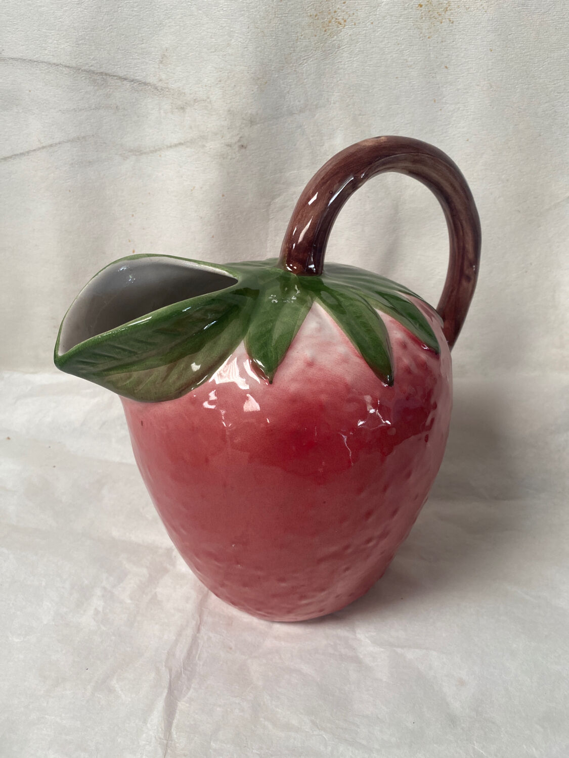 Strawberry slip pitcher