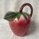 Pichet en barbotine fraise