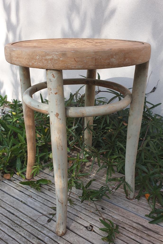 Fischel art nouveau motif estaminet tabouret