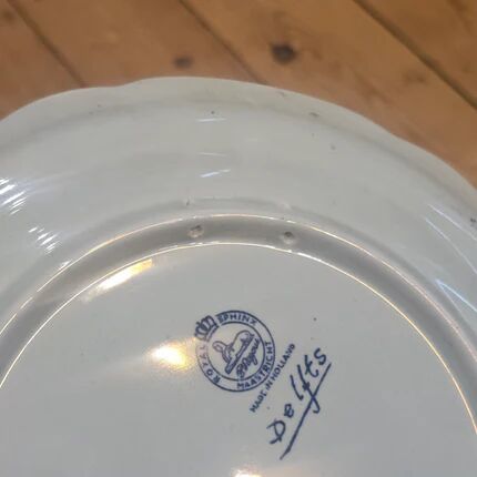 Decorative marine plate Delft - Petrus Regout
