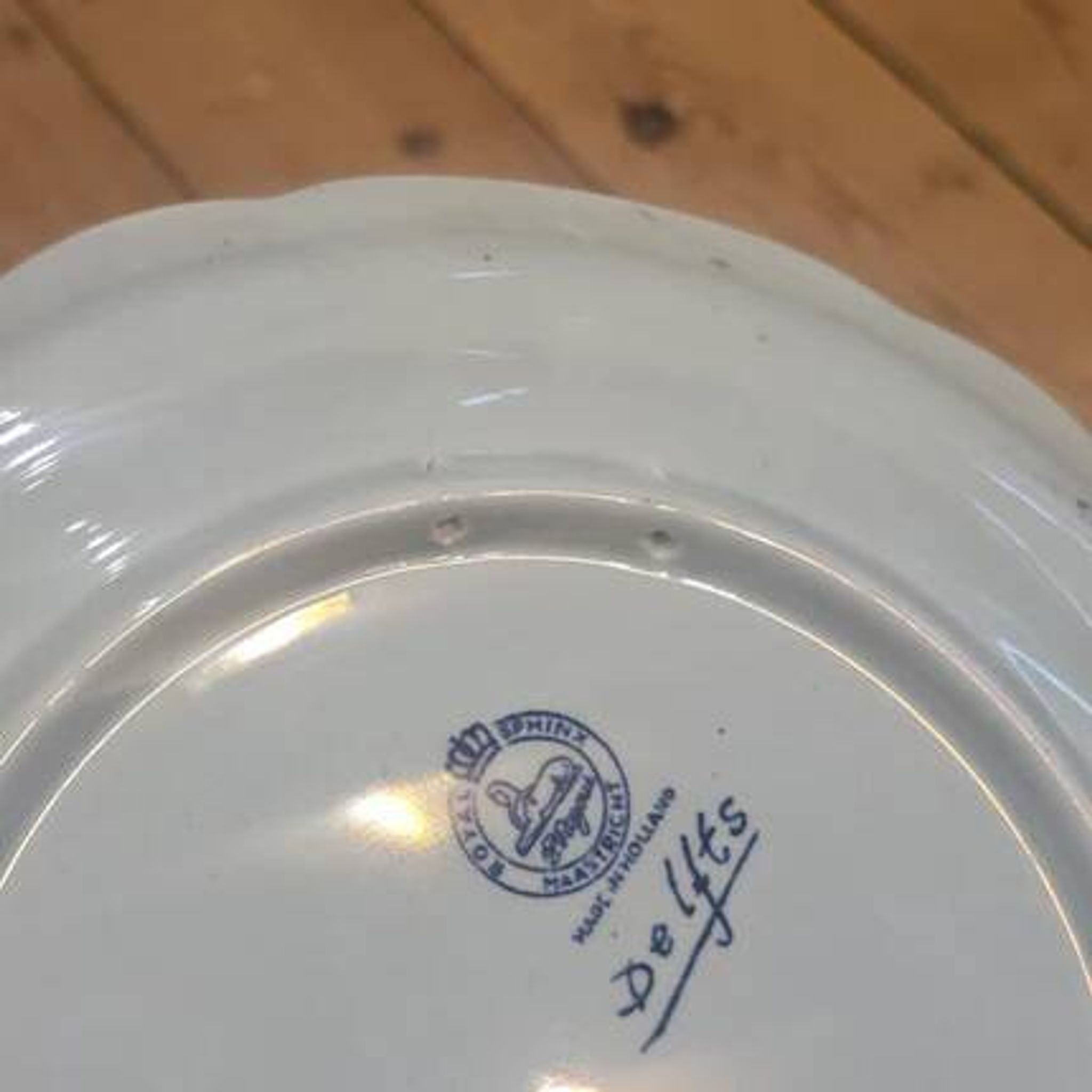 Decorative marine plate Delft - Petrus Regout