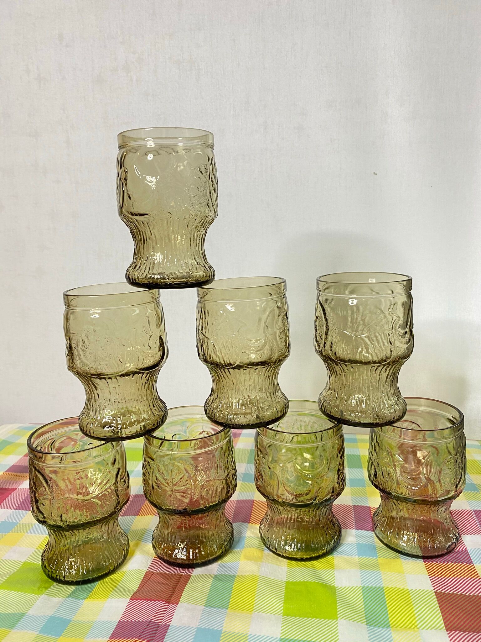 Vintage smoked glasses