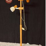 Swedish pine floor lamp, Scandinavian design from the 80s